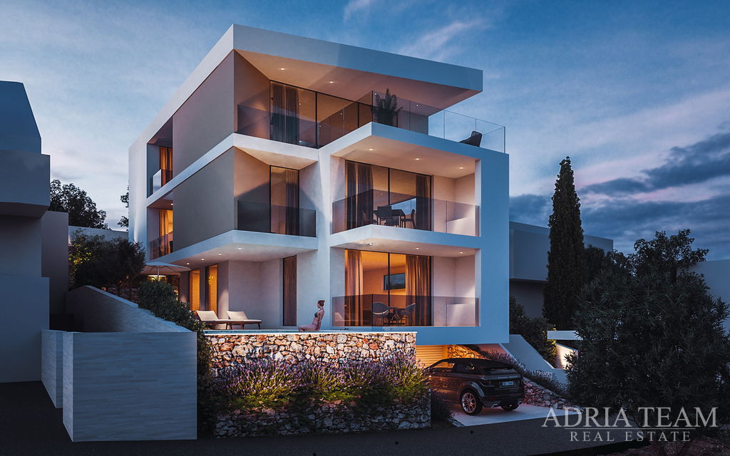 APARTMENT S1 IN A VILLA ON A HILL, SEA VIEW - ROGOZNICA