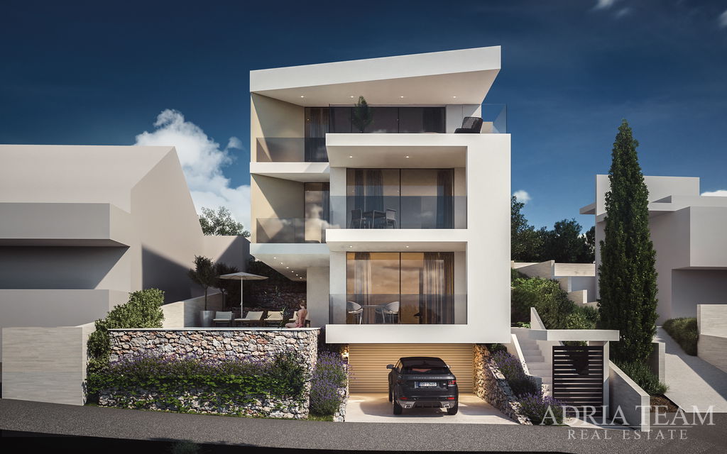 APARTMENT S1 IN A VILLA ON A HILL, SEA VIEW - ROGOZNICA