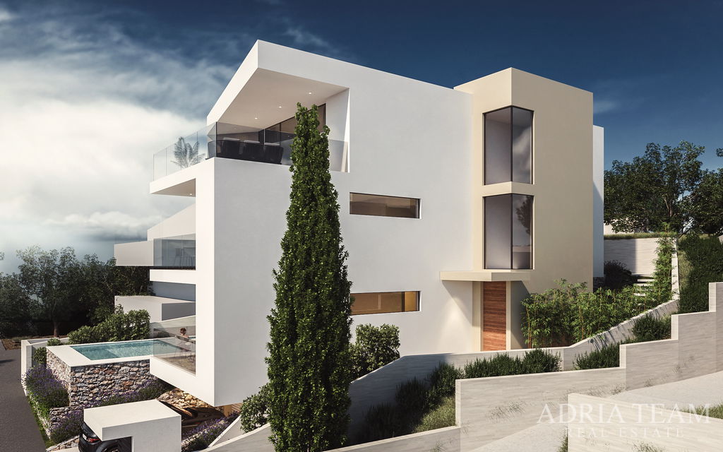 APARTMENT S1 IN A VILLA ON A HILL, SEA VIEW - ROGOZNICA