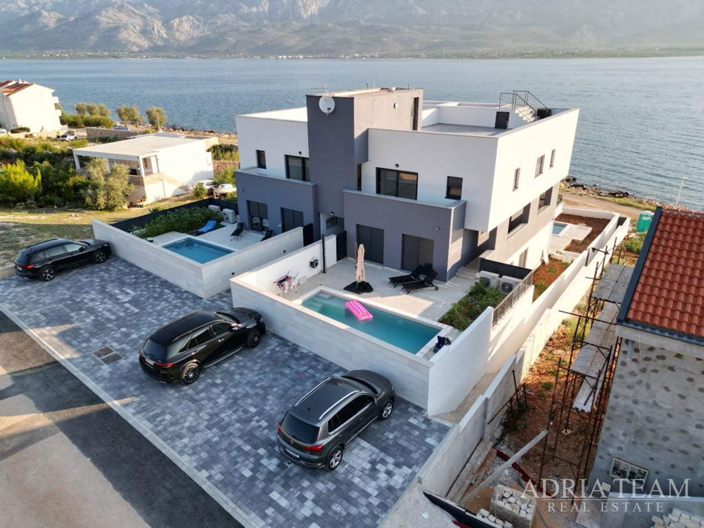 APARTMENT S1, IN THE FIRST ROW TO THE SEA, NEWLY BUILT - VINJERAC