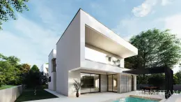 VILLA 120m FROM THE SEA, NEW CONSTRUCTION - PRIVLAKA property for sale