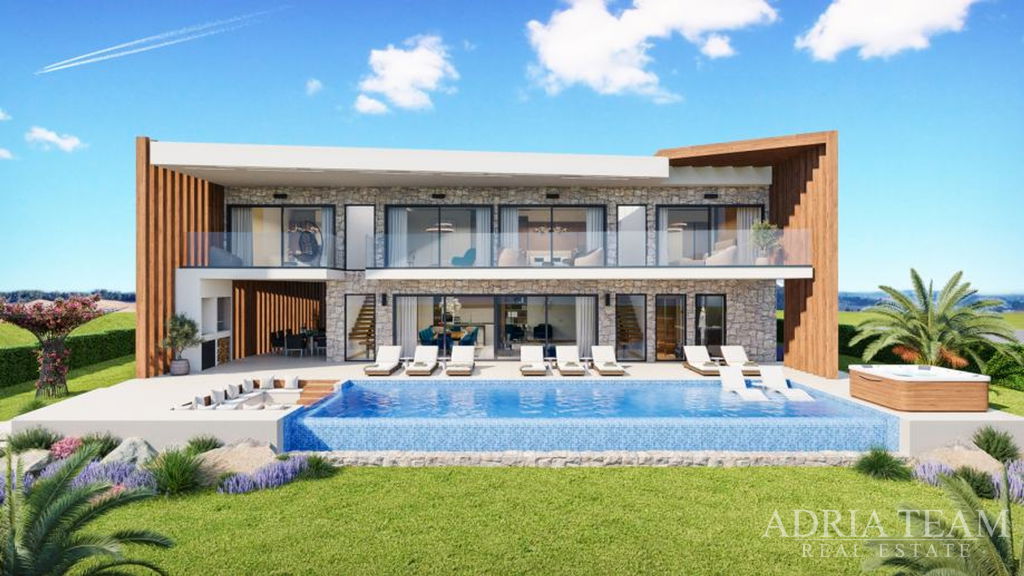MODERN VILLA WITH SEA VIEW, NEW CONSTRUCTION - KAŠTELIR