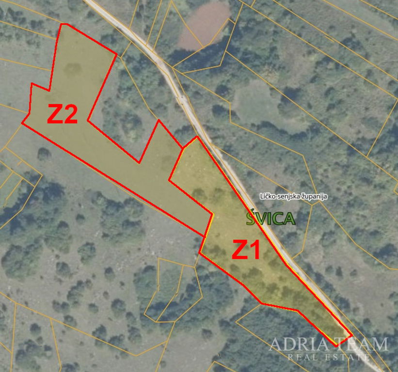 AGRICULTURAL LAND, PEACEFUL AND QUIET LOCATION IN THE HEART OF NATURE - ŠVICA, OTOČAC