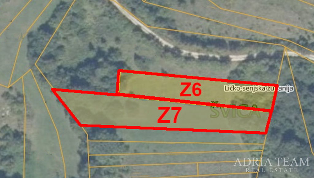 AGRICULTURAL LAND, PEACEFUL AND QUIET LOCATION IN THE HEART OF NATURE - ŠVICA, OTOČAC