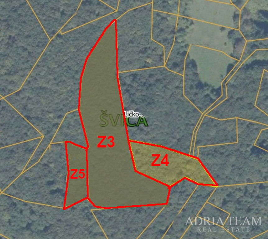 AGRICULTURAL LAND, PEACEFUL AND QUIET LOCATION IN THE HEART OF NATURE - ŠVICA, OTOČAC