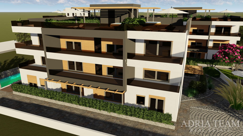 LUXURY APARTMENT IN A RESIDENTIAL BUILDING, 70m FROM THE SEA - PRIVLAKA, ZADAR