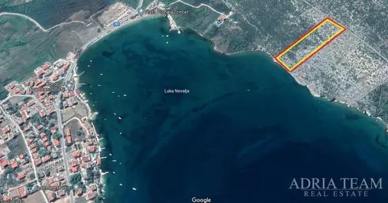 LAND 12.440m2 NEAR PLANJKA BEACH, 1ST ROW TO THE SEA - STARA NOVALJA, PAG property for sale