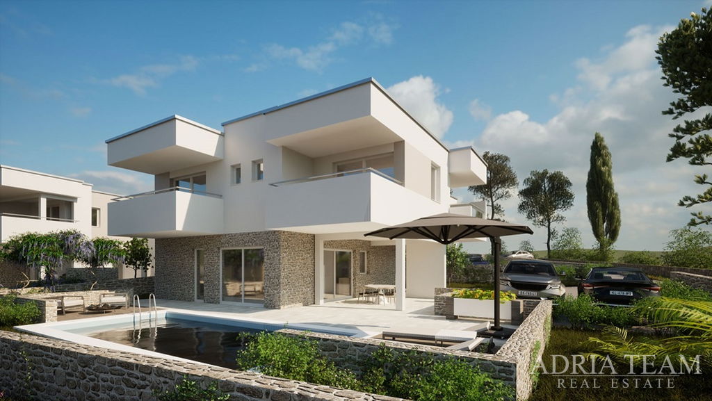 LUXURY VILLA, NEW CONSTRUCTION, FIRST ROW TO THE SEA - STARA NOVALJA, SV. MARIJA