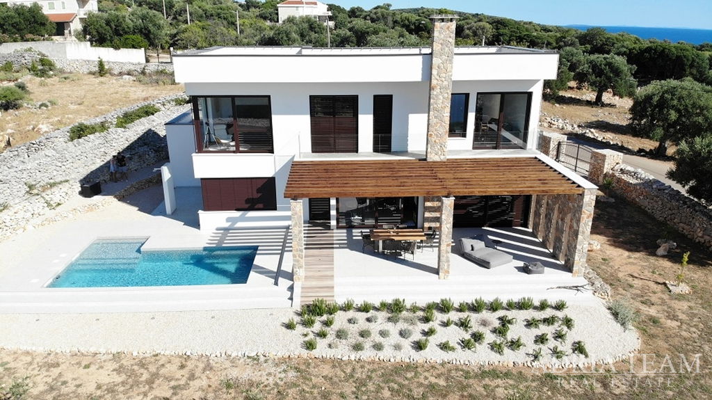 VILLA WITH A POOL, NEW BUILD - LUN, PAG