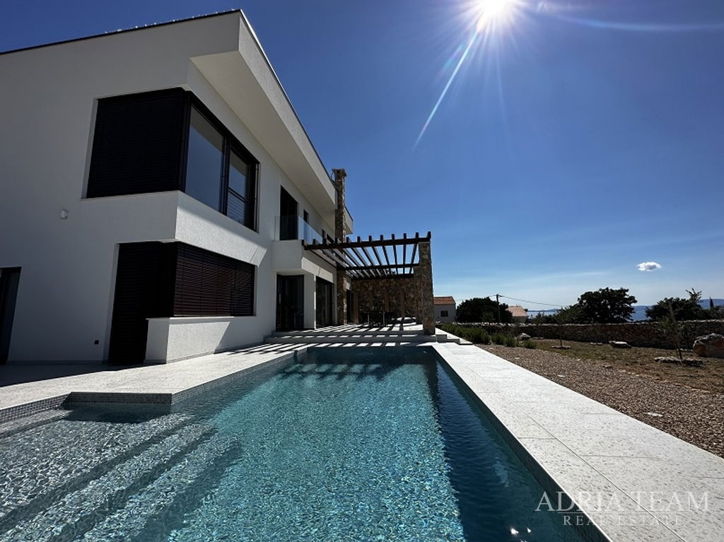 VILLA WITH A POOL, NEW BUILD - LUN, PAG
