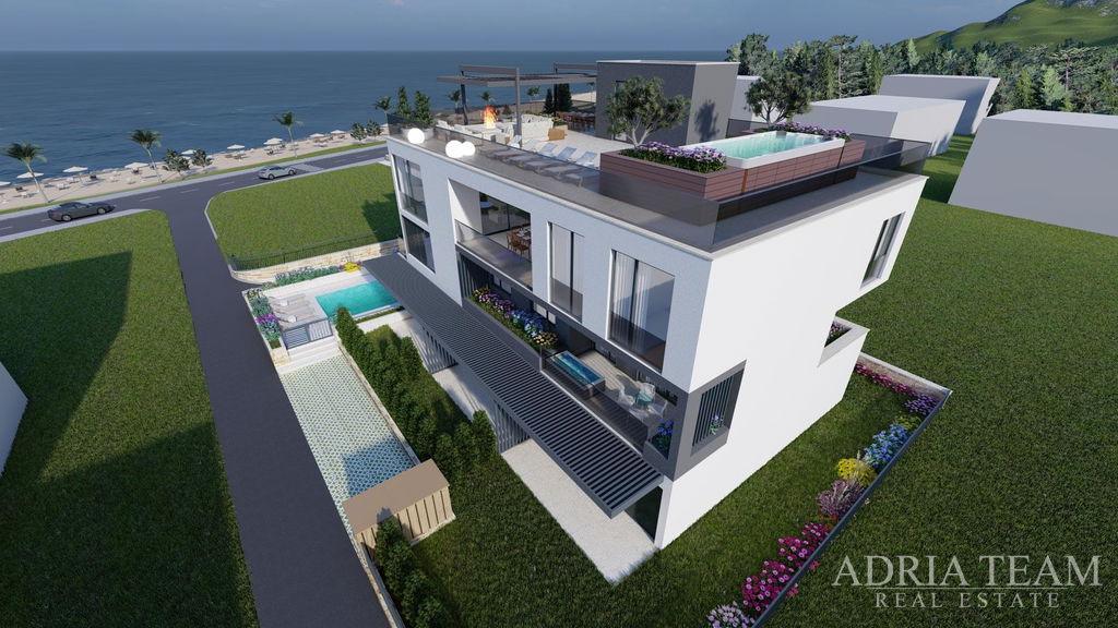 APARTMENT S201, SECOND ROW BY THE SEA, TOP POSITION - SUKOŠAN, ZADAR
