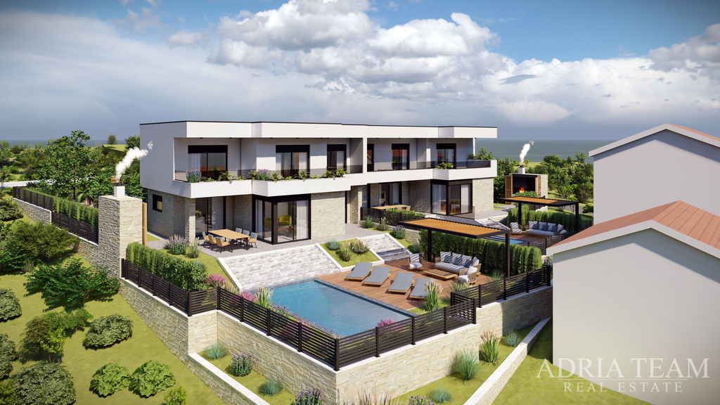 BUILDING LAND WITH PERMIT FOR TWO VILLAS WITH POOL, PRIME LOCATION – RTINA, RAŽANAC