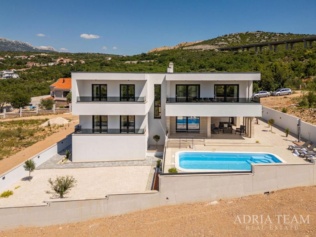 NEWLY BUILT VILLA WITH SEA, MOUNTAIN AND FOREST VIEW – ROVANJSKA