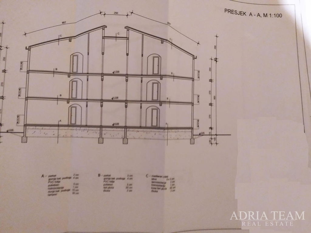 BUILDING LAND WITH PROJECT, 500 m FROM THE SEA – JASENICE, MASLENICA