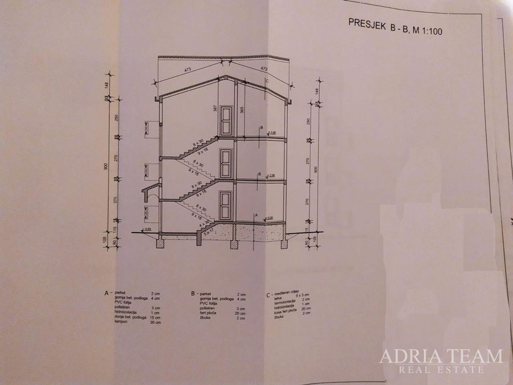 BUILDING LAND WITH PROJECT, 500 m FROM THE SEA – JASENICE, MASLENICA