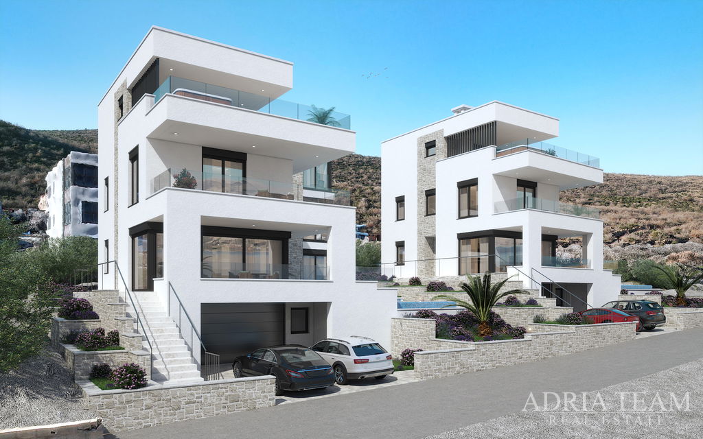 MODERN VILLA, 50m FROM THE SEA, NEW BUILD, BEAUTIFUL VIEW – VINJERAC
