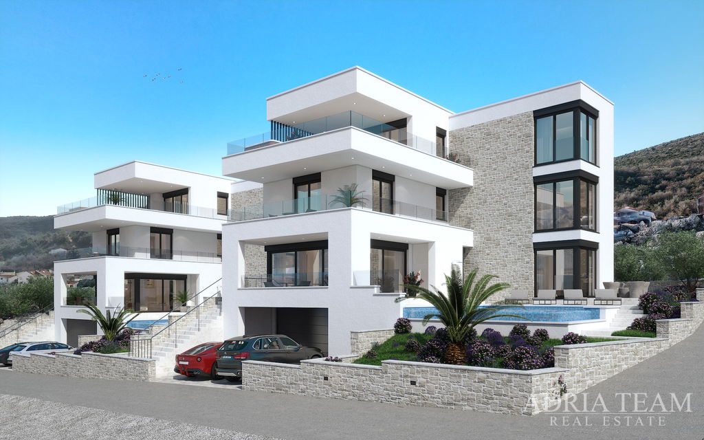 MODERN VILLA, 50m FROM THE SEA, NEW BUILD, BEAUTIFUL VIEW – VINJERAC
