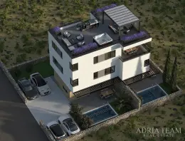 APARTMENT S3 WITH A POOL, GARDEN, AND ROOF TERRACE, NEW CONSTRUCTION - MANDRE, PAG property for sale