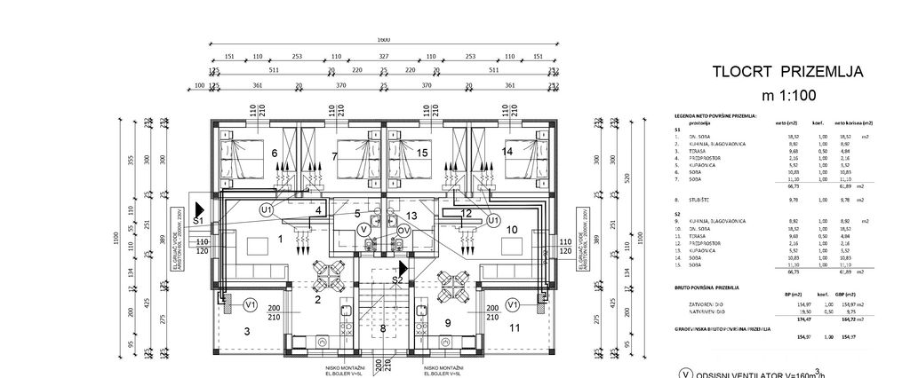 BUILDING LAND WITH VALID BUILDING PERMIT FOR A RESIDENTIAL BUILDING WITH 6 RESIDENTIAL UNITS - PRIVLAKA