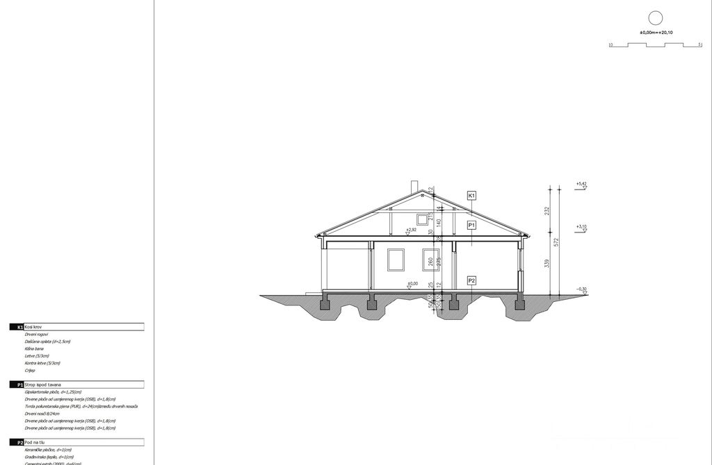 BUILDING LAND WITH A BUILDING PERMIT FOR A PROJECT, 300 m FROM THE SEA - RAŽANAC