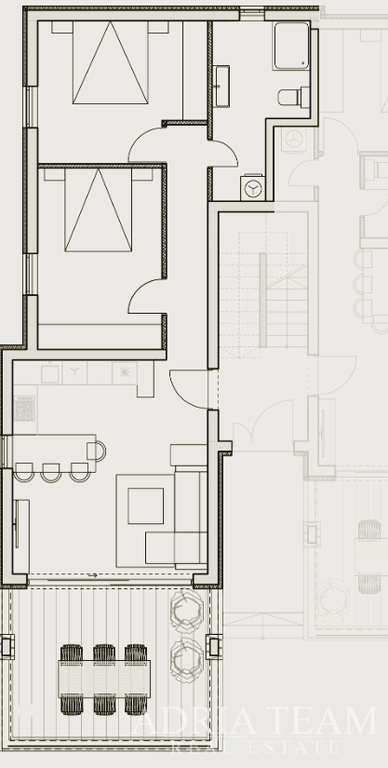 APARTMENT n.2 IN AN APARTMENT BUILDING – NOVALJA, PAG