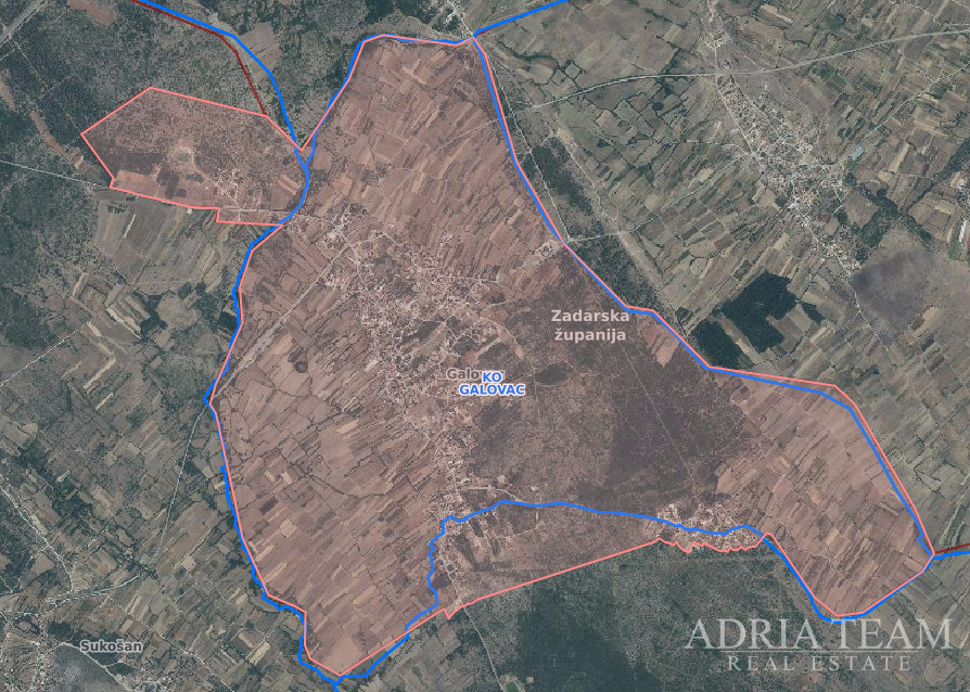 BUILDING LAND 1375m2 - GALOVAC