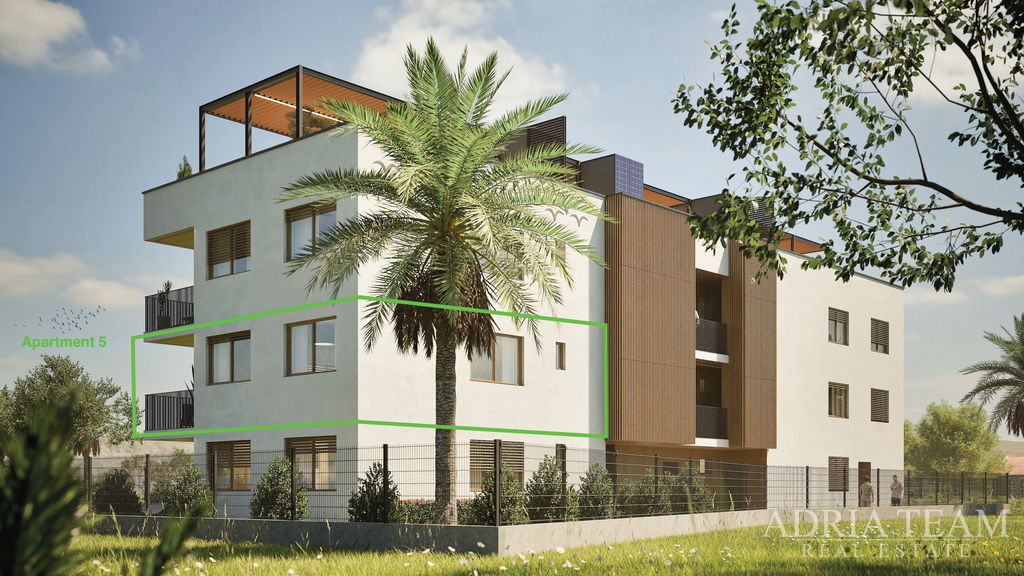 NEW BUILD – 3-BEDROOM APARTMENT WITH TERRACE AND 2 PARKING SPACES – NIN, ZADAR