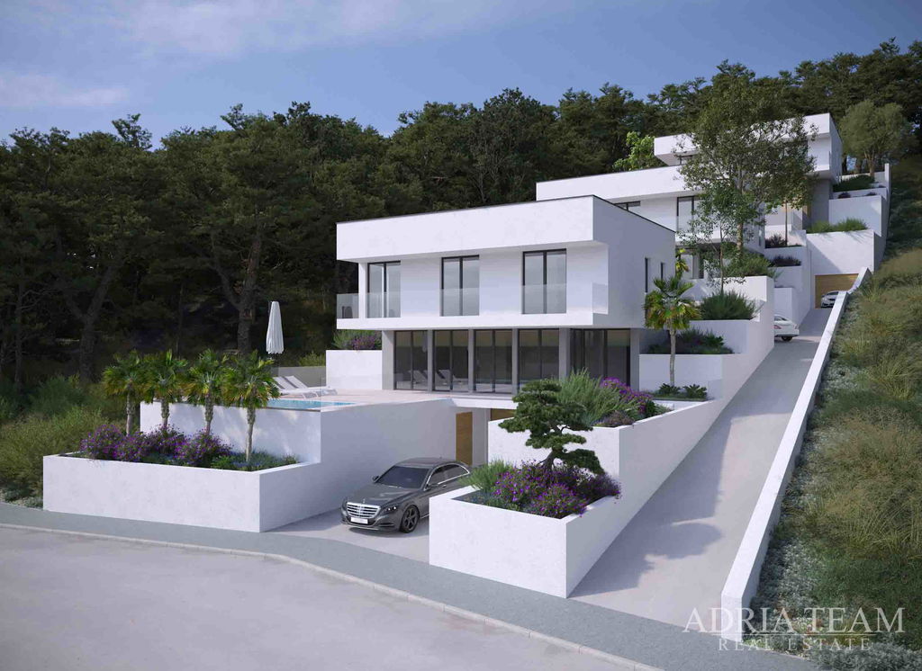 BUILDING PLOT 1.313M² WITH VILLA PROJECT AND AUXILIARY BUILDING - NOVIGRAD, ZADAR