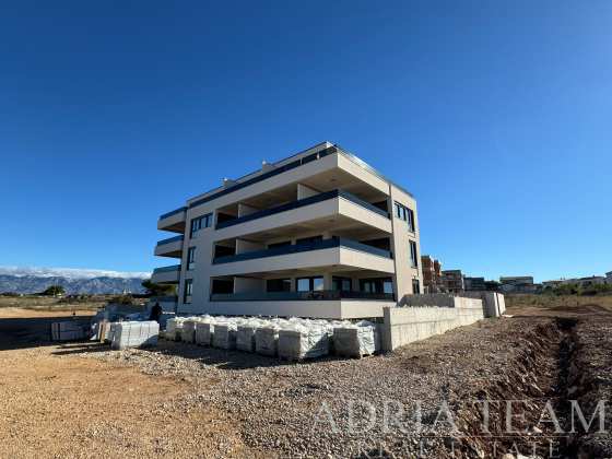 ATTRACTIVE NEW BUILD – SPACIOUS 2-BEDROOM APARTMENT WITH LARGE TERRACE AND PRIVATE GARDEN – POVLJANA, PAG property for sale