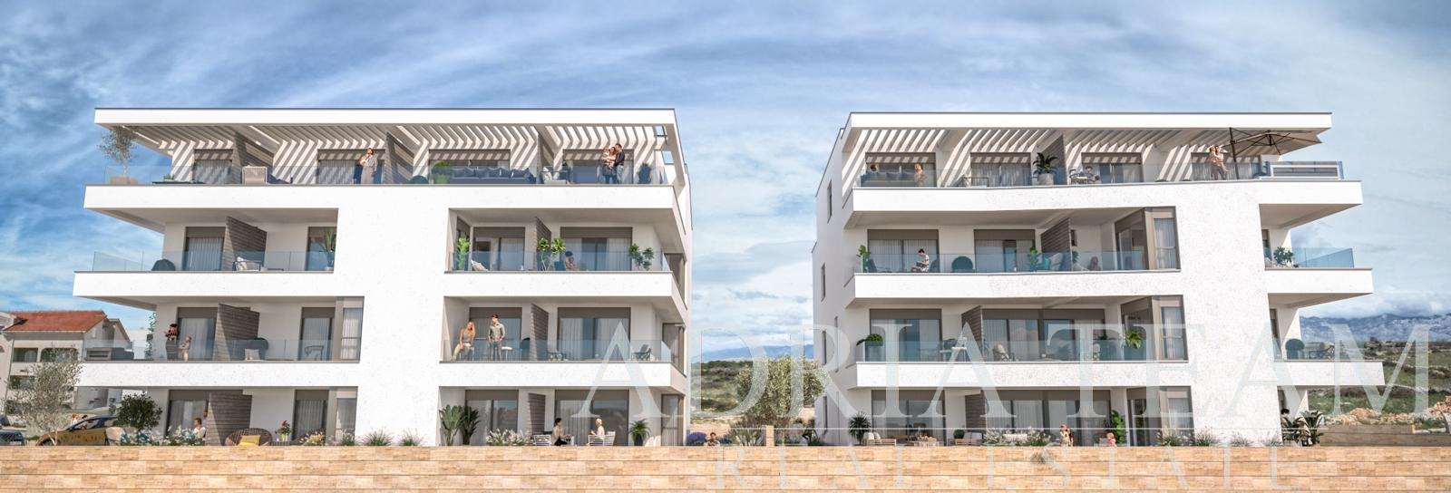 MODERN NEW BUILD 300, FROM THE SEA – POVLJANA, PAG