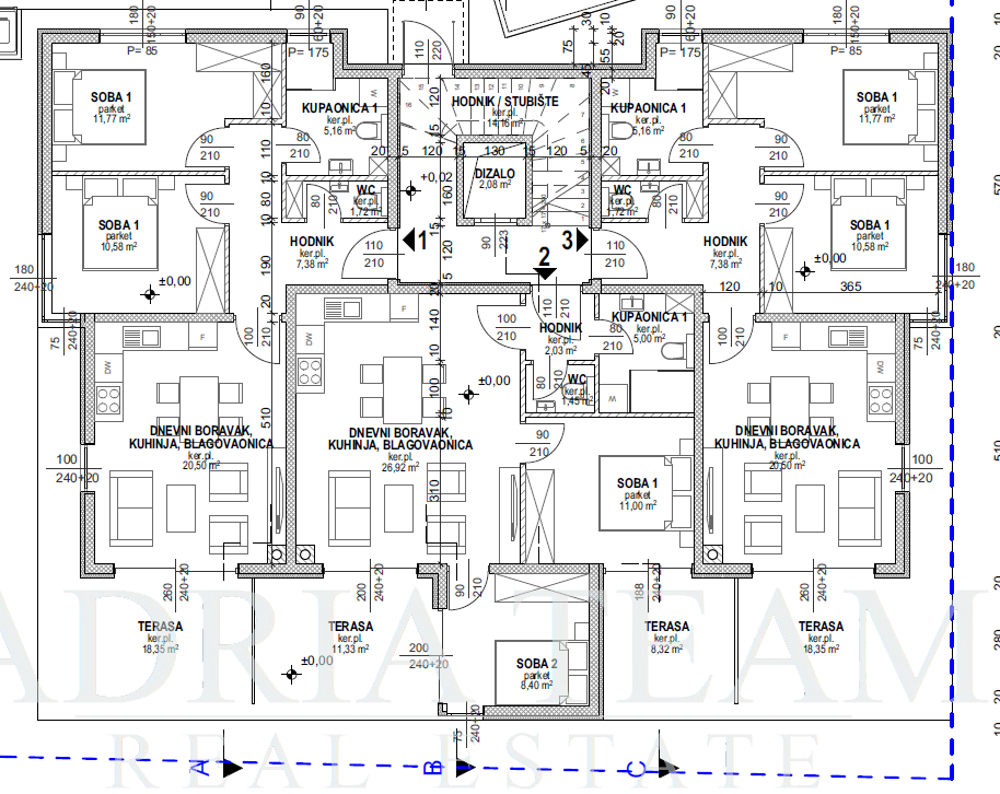 MODERN NEW BUILD 300, FROM THE SEA – POVLJANA, PAG