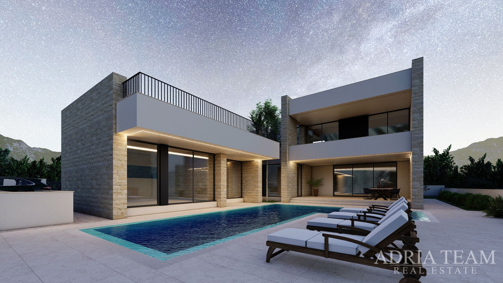 LUXURY VILLA, NEW BUILD WITH SEA VIEW – RADOVIN
