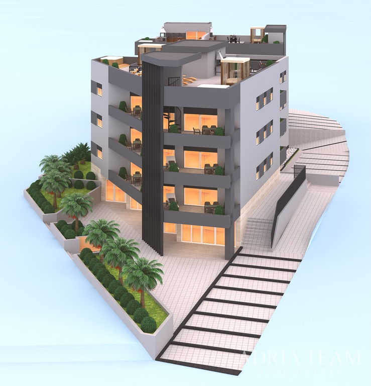 APARTMENT S6, BUILDING C, IN A NEW BUILDING WITH SEA VIEW AND FREE PARKING - SUKOŠAN