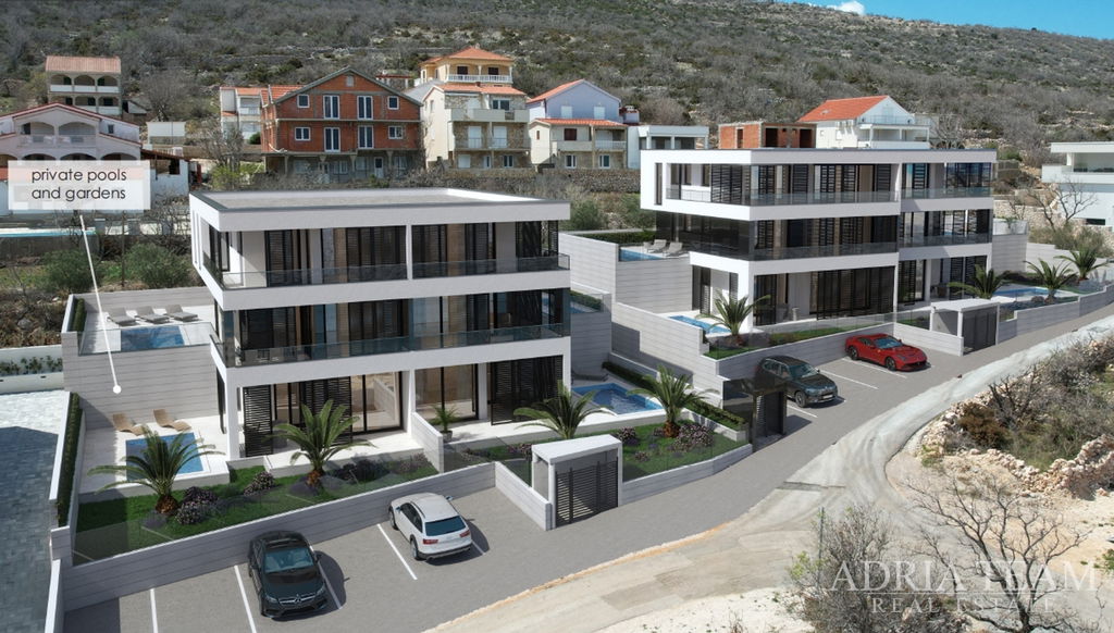 APARTMENT E1 WITH SEA AND MOUNTAIN VIEW - VINJERAC