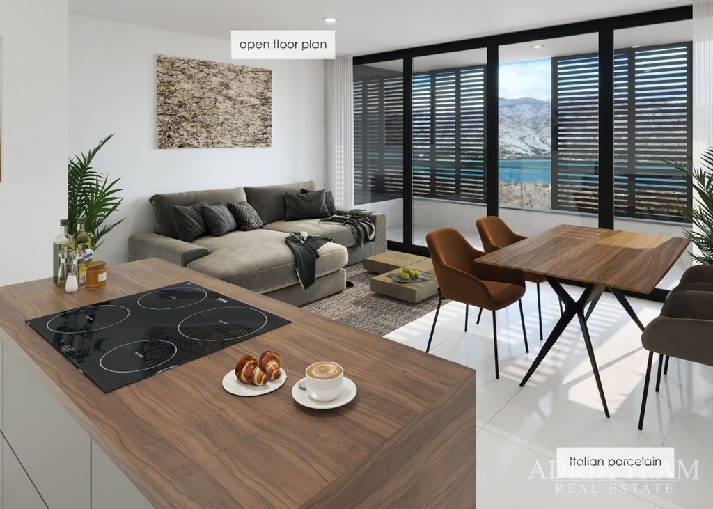 APARTMENT E5 WITH SEA AND MOUNTAIN VIEW - VINJERAC