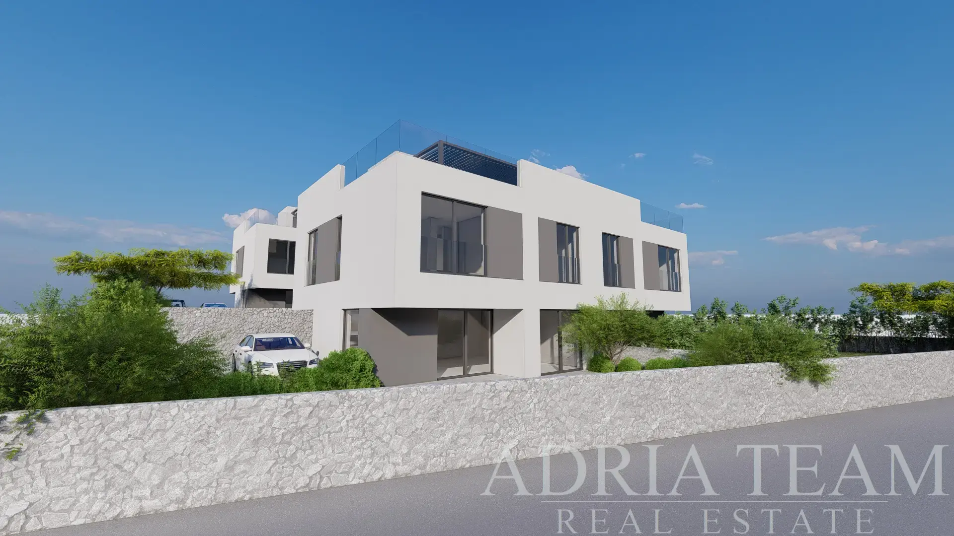 ATTRACTIVE BUILDING LAND WITH CONCEPTUAL DESIGN – MOLAT, BREGULJE