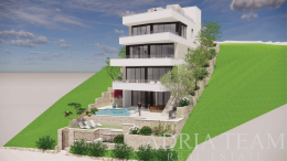 EXCLUSIVE BUILDING PLOT WITH LUXURY VILLA PROJECT – RTINA, ZADAR property for sale