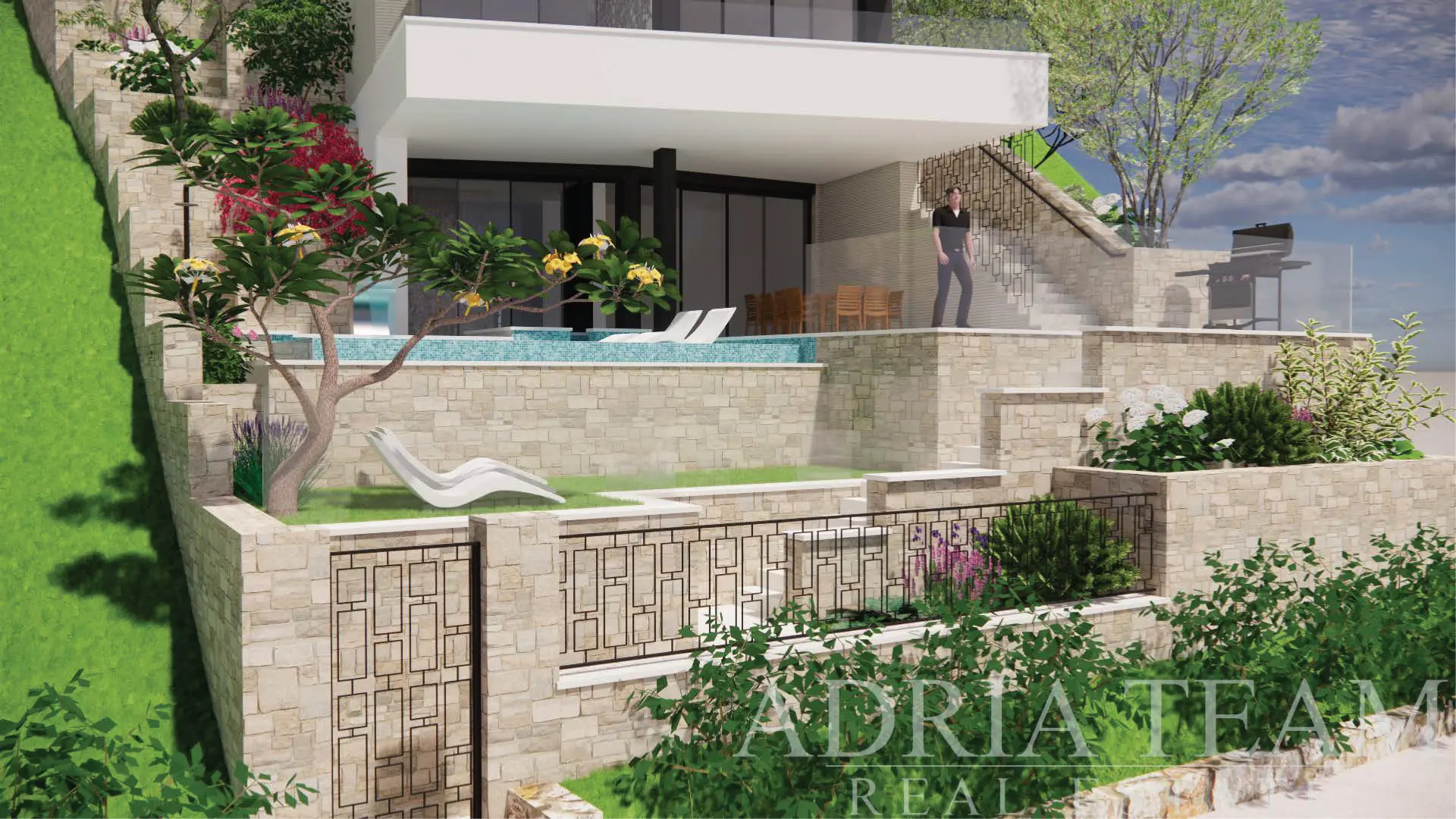 EXCLUSIVE BUILDING PLOT WITH LUXURY VILLA PROJECT – RTINA, ZADAR