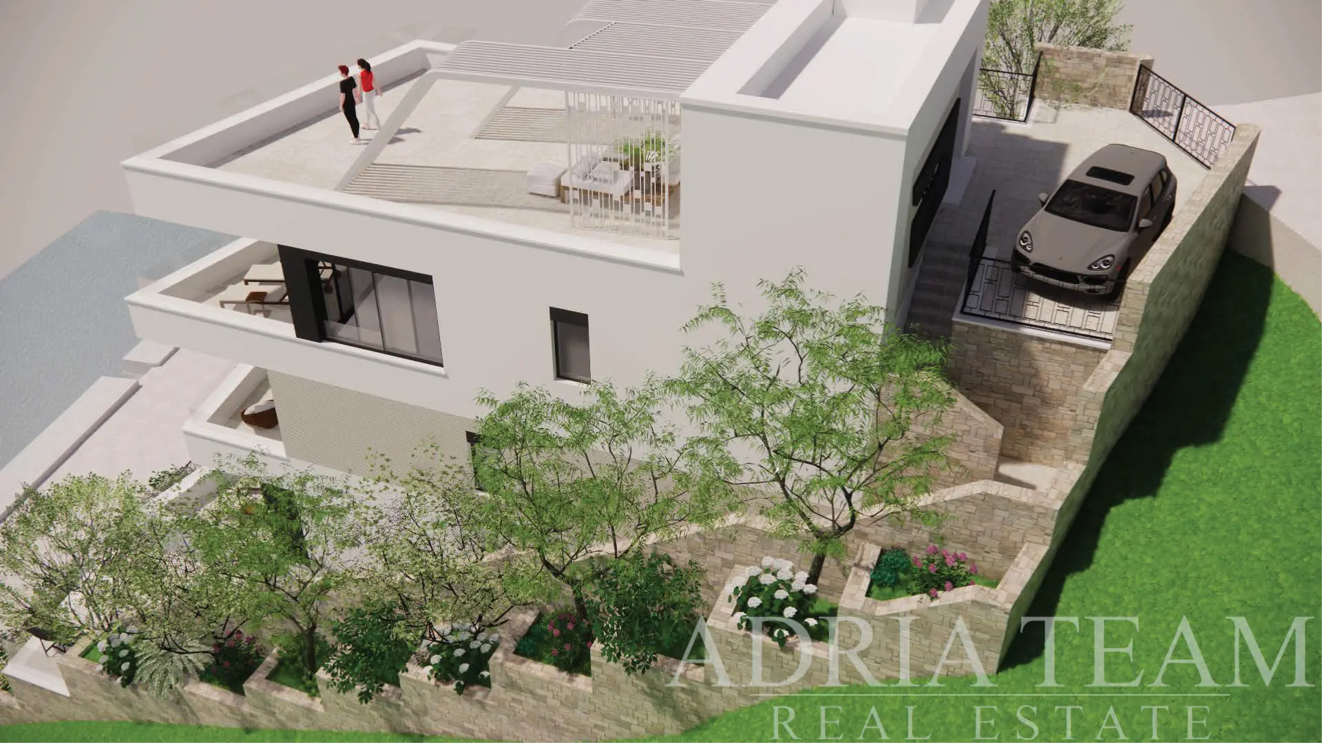 EXCLUSIVE BUILDING PLOT WITH LUXURY VILLA PROJECT – RTINA, ZADAR