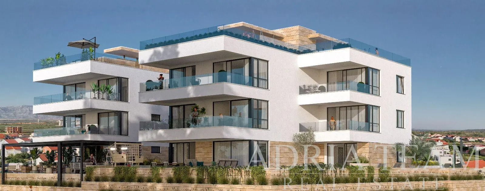 APARTMENT IN NEW BUILD – 60m FROM THE SEA – POVLJANA, PAG