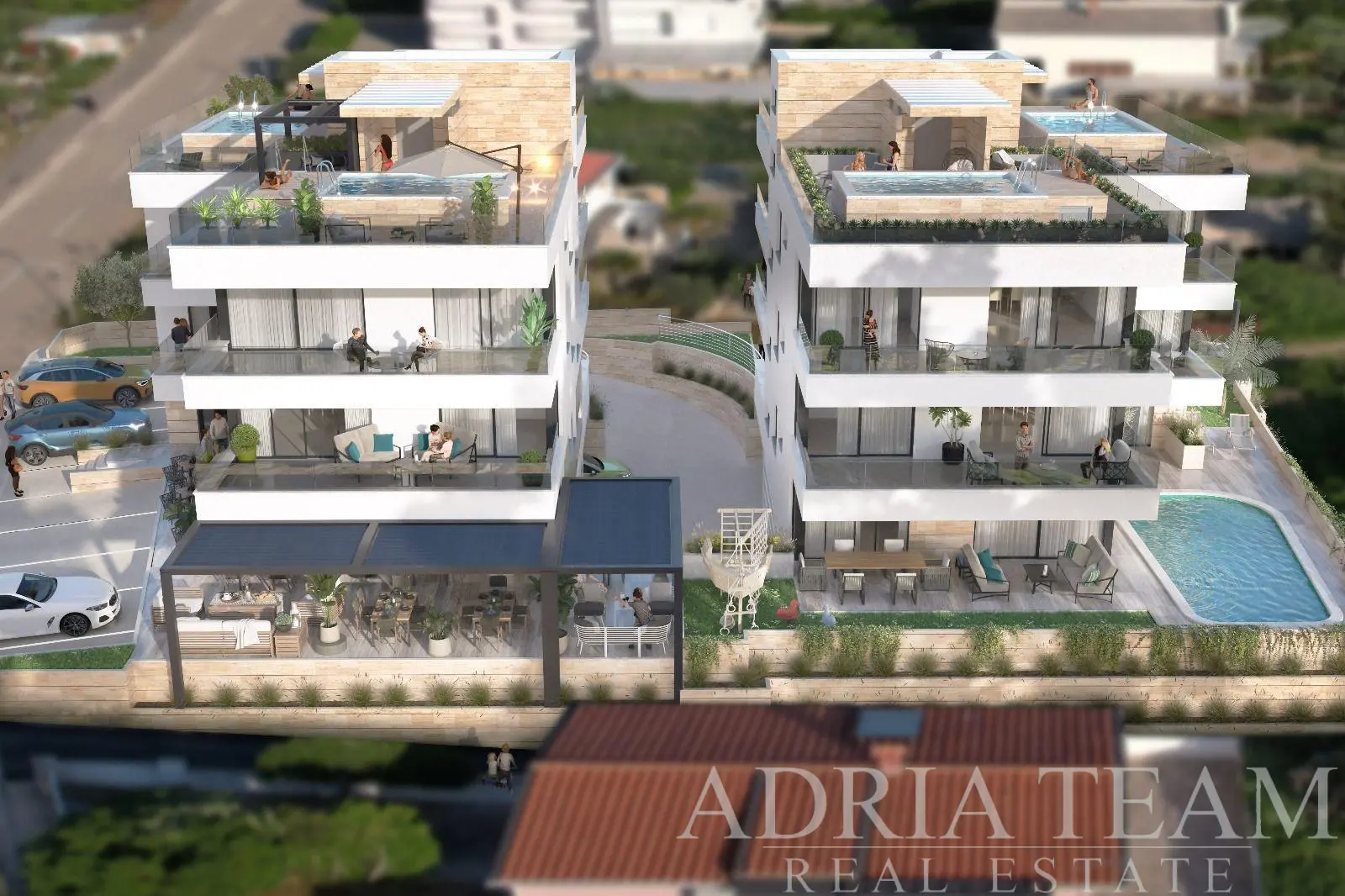 APARTMENT IN NEW BUILD – 60m FROM THE SEA – POVLJANA, PAG
