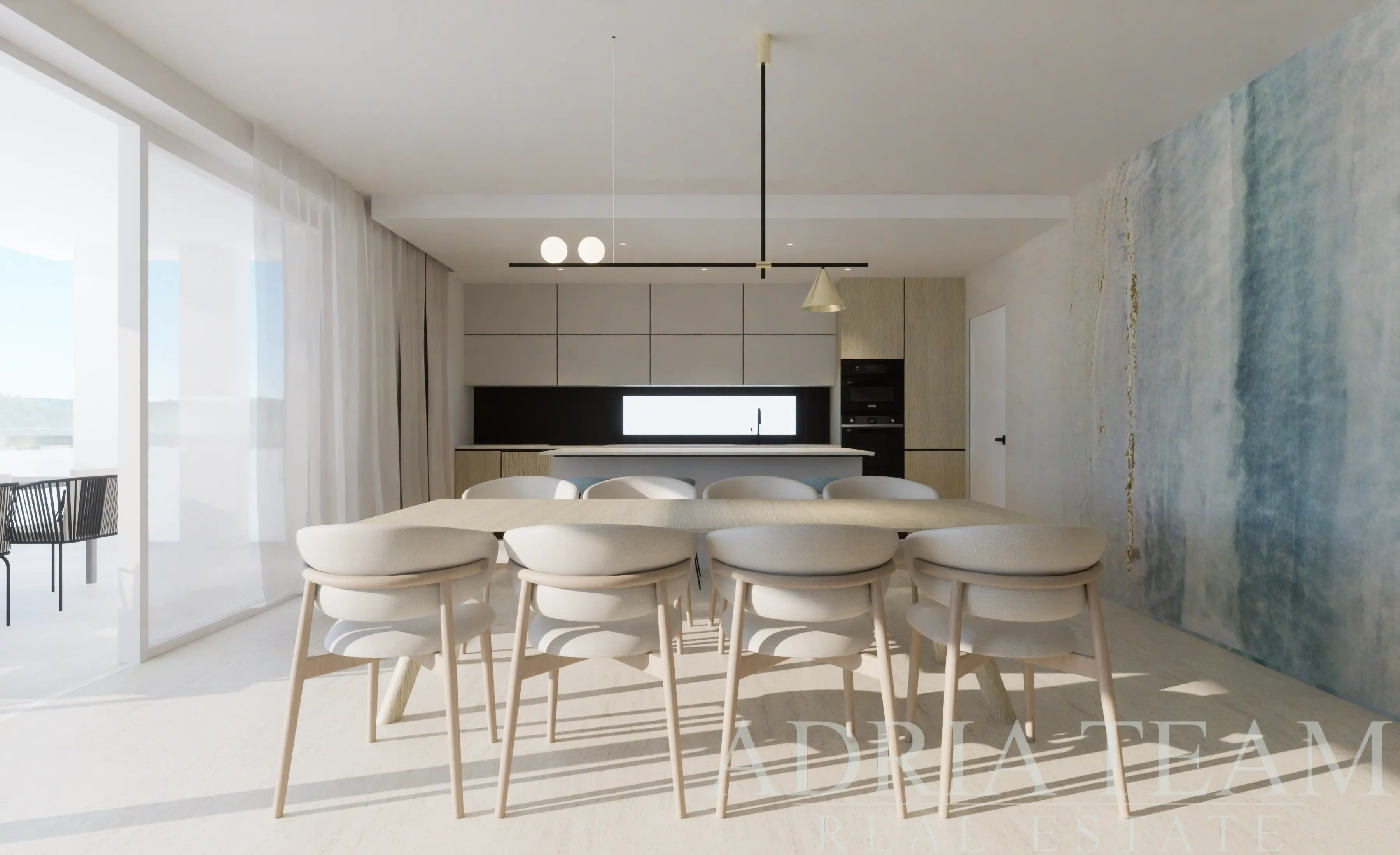Luxury penthouse with rooftop terrace – seafront – Zaton