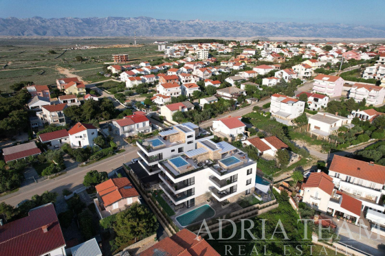 MODERN TWO-BEDROOM APARTMENT WITH ELEVATOR, 60 m FROM THE SEA – POVLJANA, PAG property for sale