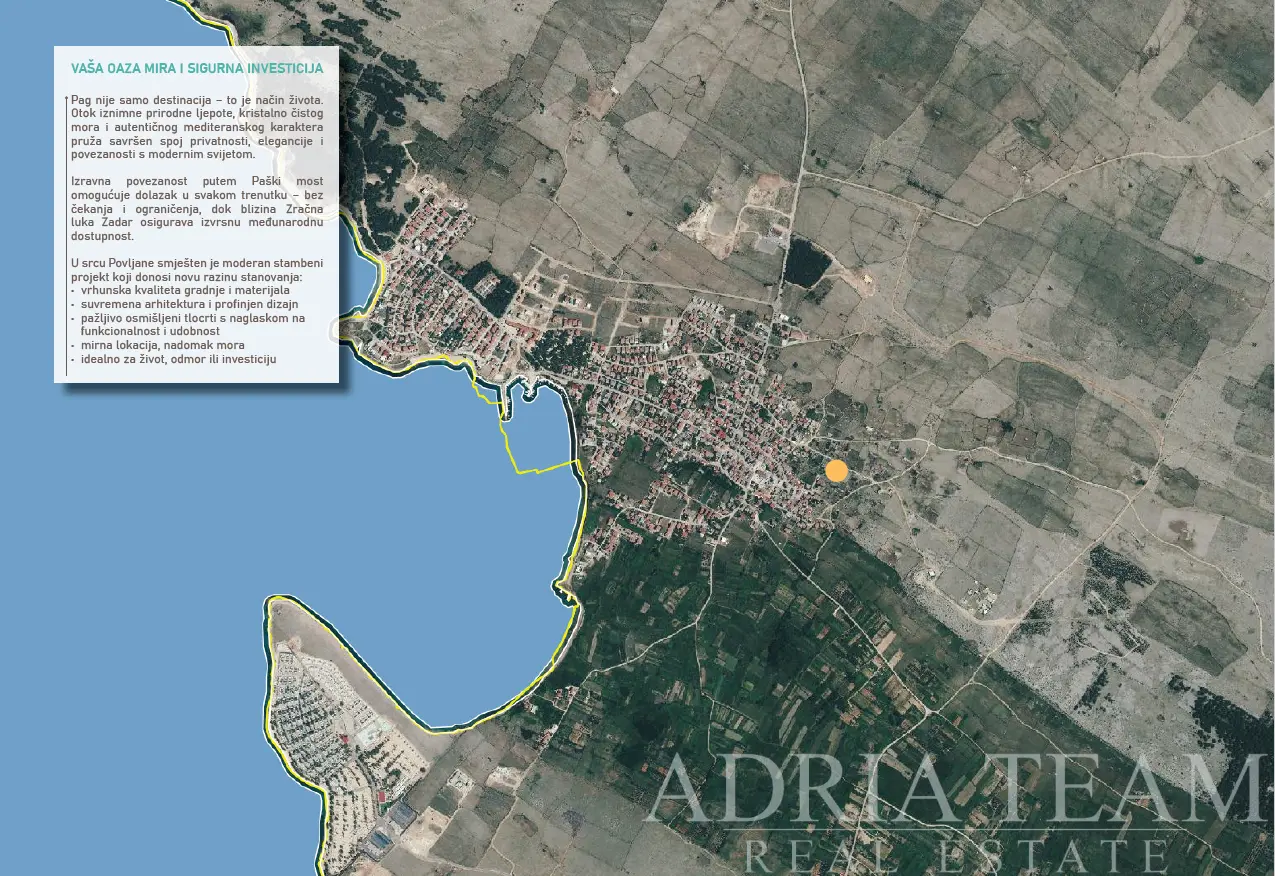 EXCLUSIVE INVESTMENT OPPORTUNITY – COMPLETE RESIDENTIAL DEVELOPMENT PROJECT WITH BUILDING PERMITS – POVLJANA, PAG ISLAND