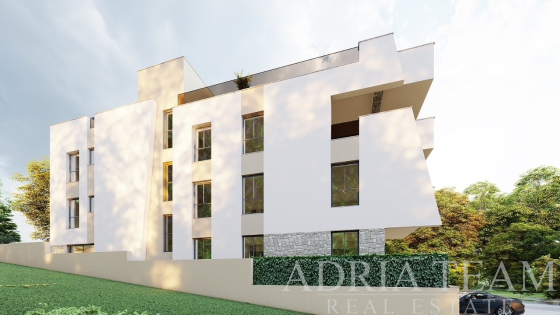 MODERN TWO-LEVEL THREE-ROOM APARTMENT WITH PRIVATE GARDEN AND PANORAMIC SEA VIEW – KOŽINO property for sale
