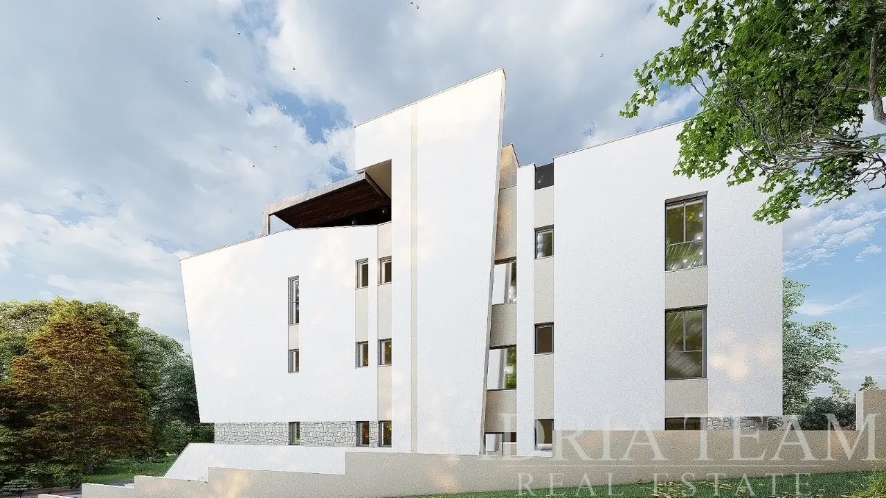 MODERN TWO-LEVEL THREE-ROOM APARTMENT WITH PRIVATE GARDEN AND PANORAMIC SEA VIEW – KOŽINO