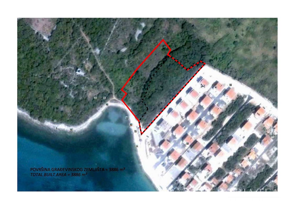 BUILDING LAND FIRST ROW TO THE SEA – KOŽINO, ZADAR – EXCEPTIONAL INVESTMENT OPPORTUNITY